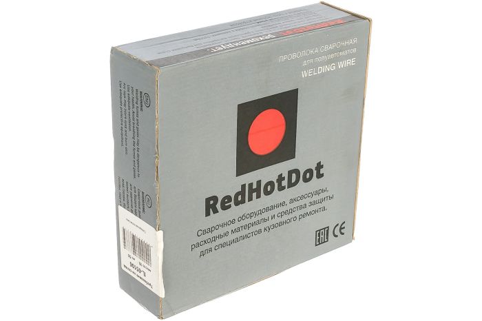 Проволока сварочная омедненная RedHotDot MR08205, для сварки сталей (0.8 мм, 5 кг)