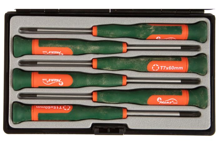 Набор отверток для точной механики Hans 06141-6, TORX, 6 предметов