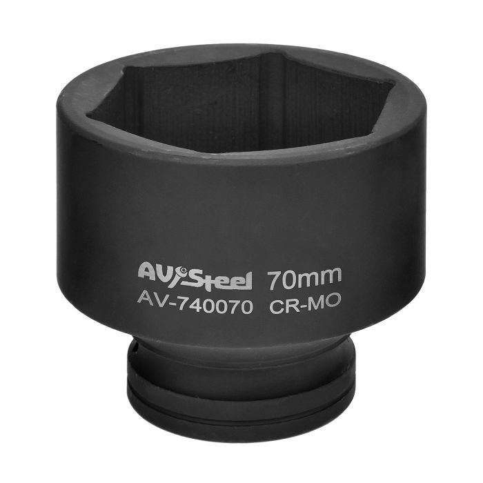 Головка ударная шестигранная AV Steel AV-740070, 1", 70мм