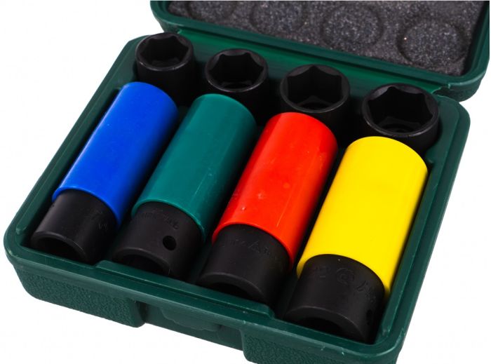 Набор ударных головок Hans 84608MBC, 1/2", 17-22мм, 8 предметов