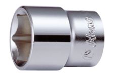 Головка торцевая короткая 6-гранная Hans 3400M13, 3/8", 13мм