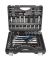 Набор инструментов в кейсе Forsage F-41082-5 PREMIUM, 114 предметов, с трещоткой, 1/2", 1/4"