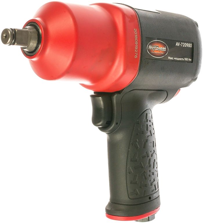 Пневмогайковерт ударный AV Steel AV-720980, 1/2", легковой, 980 Нм