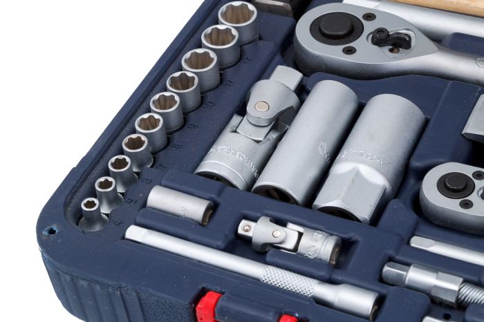 Набор инструментов Станкоимпорт CS-TK145PMQ, 145 предметов, 1/2", 1/4"