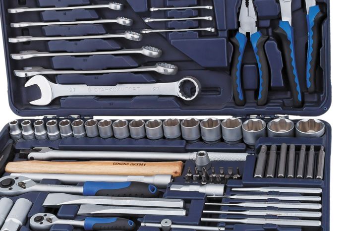 Набор инструментов Станкоимпорт CS-TK145PMQ, 145 предметов, 1/2", 1/4"
