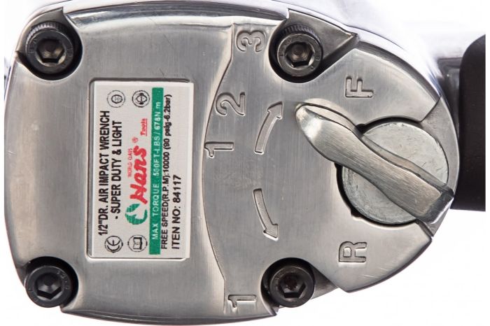 Пневмогайковёрт ударный Hans 84117, 1/2", легковой, 678 Нм