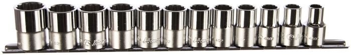 Набор торцевых головок Spline Hans 4602-2M, 1/2", 10-22мм, 12 предметов