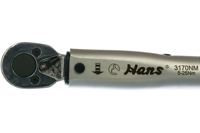 Динамометрический ключ Hans 3170NM, предельный, 5-25 Нм, 3/8"