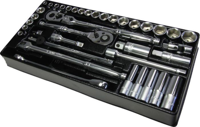 Набор трещоток, головок и аксессуаров Hans TT-38, 38 пр., 3/8"