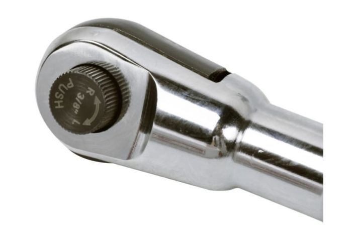 Пневмотрещотка угловая Mighty Seven NE-332T, 3/8", с кнопкой, 81 Нм