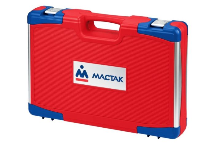 Набор инструментов в кейсе МАСТАК 01-108C, универсальный, 108 предметов, с трещоткой, 1/2", 1/4"