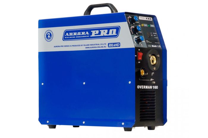 Сварочный инвертор полуавтомат Aurora PRO OVERMAN 160, MIG/MAG, 220В