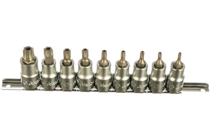 Набор торцевых головок со вставкой Torx Holey, Hans 46025-9C, 1/2", 9 предметов, без кейса