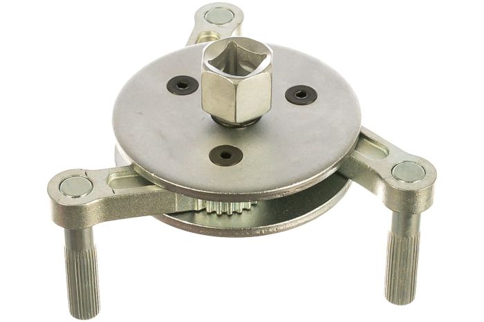 Съемник фильтра масляного краб Wiederkraft WDK-65481, трехлапый, 1/2", 120мм
