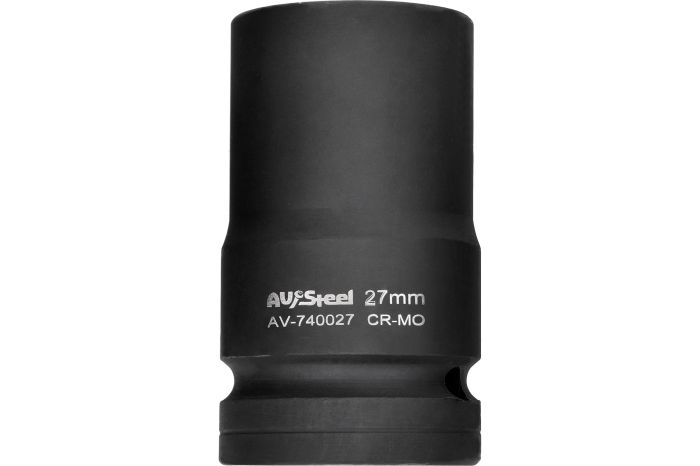 Головка ударная шестигранная AV Steel AV-740027, 1", 27мм