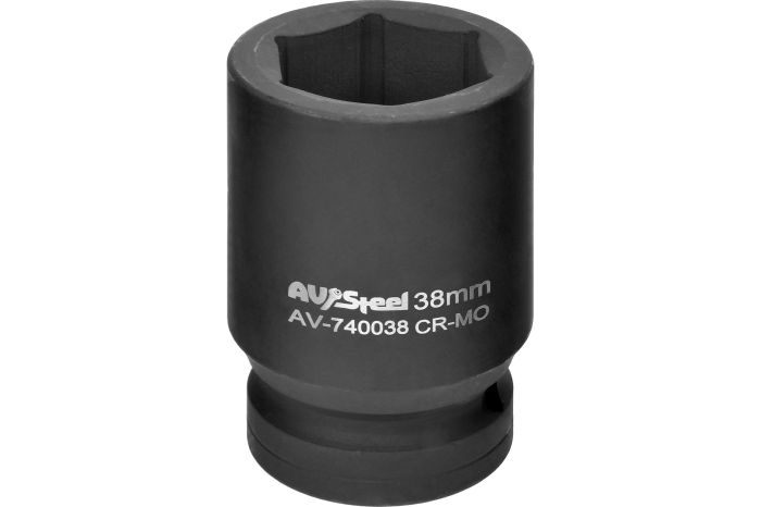 Головка ударная шестигранная AV Steel AV-740038, 1", 38мм