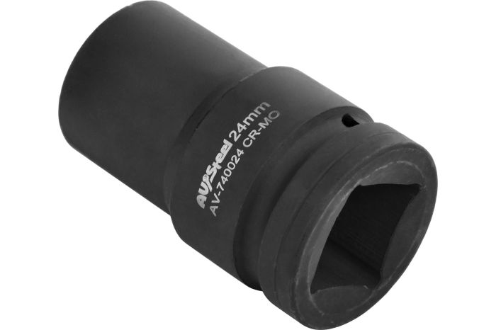 Головка ударная шестигранная AV Steel AV-740024, 1", 24мм