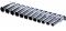 Набор торцевых головок длинных Hex Hans 4602MD, 1/2", 10-22мм, 12 предметов
