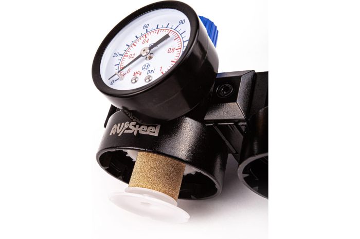 Фильтр-влагоотделитель AV Steel AV-700506, 1/4", до 9 атм