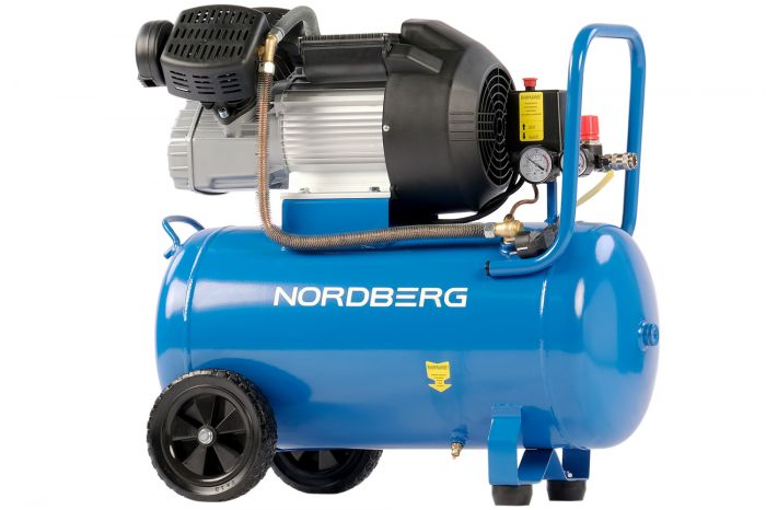 Поршневой компрессор NORDBERG NCE50/360V, ременной привод, масляный, 360 л/мин, 220В