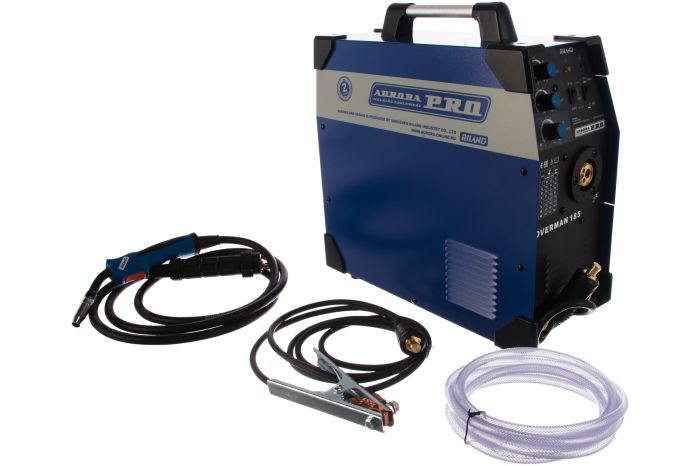Сварочный инвертор полуавтомат Aurora PRO OVERMAN 185, MIG&MAG/MMA, 220В