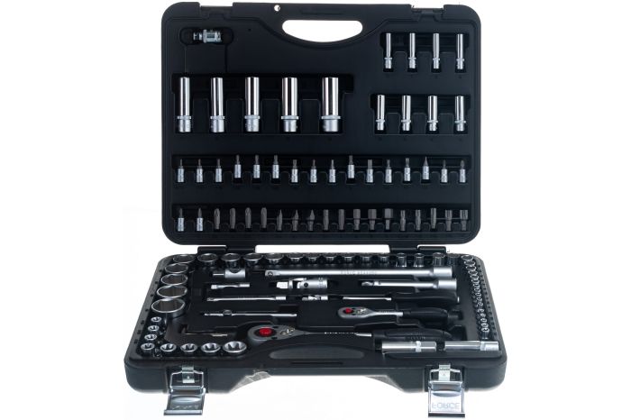 Набор инструментов в кейсе Force 41082R-5, 108 предметов, с трещоткой, 1/2", 1/4"
