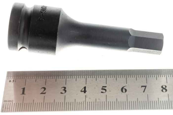 Набор ударных головок-бит HEX Hans 846016-8M, 1/2", 8 шт.