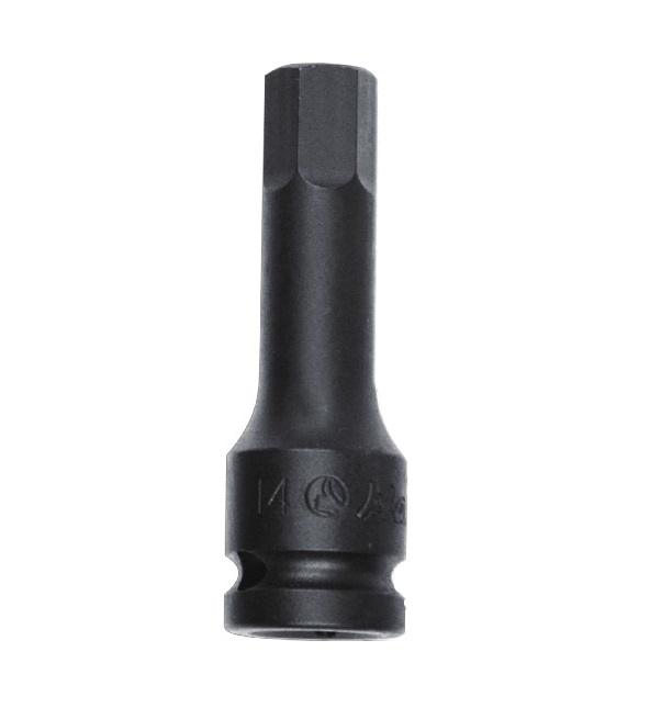 Бита ударная длинная 6-гран. Hans 84016-3M14, 1/2", 14мм