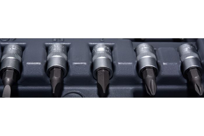 Набор инструментов в кейсе Stels 14106, 94 предмета, с трещоткой, 1/4", 1/2"