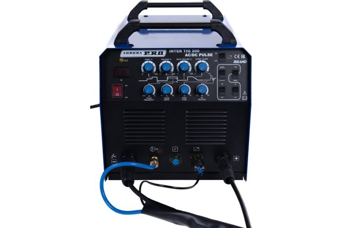 Сварочный аппарат инверторный Aurora PRO INTER TIG 200 AC/DC PULSE, TIG&MMA, 220В