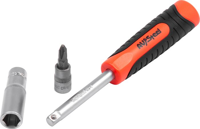 Отвёртка-вороток AV Steel AV-509916, 1/4", 150мм