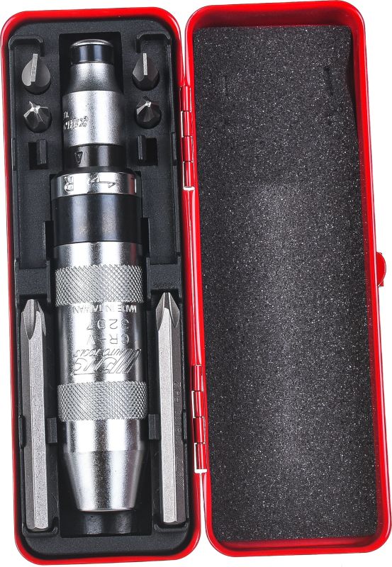 Отвёртка ударная с битами JTC JTC-3207, 1/2", 6шт.