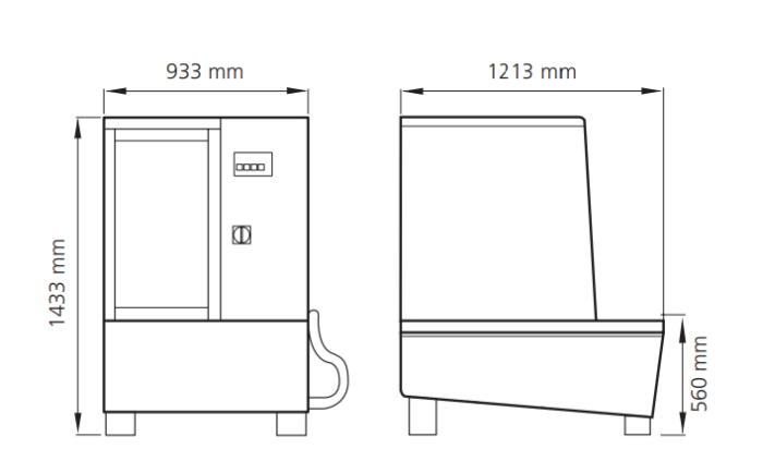 Мойка колес Drester W-550-2AD, для легковых автомобилей
