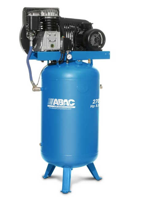 Поршневой компрессор Abac B6000/270V 7,5HP, ременной привод, масляный, 827 л/мин, 380В