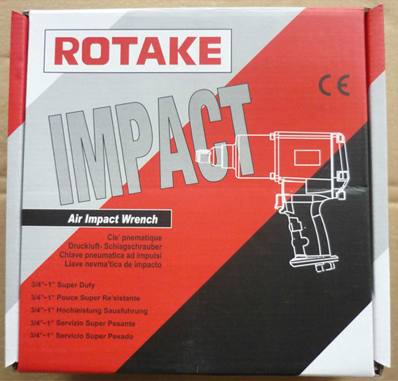 Пневмогайковерт ударный Rotake RT-5563, 1", грузовой, 1898 Нм