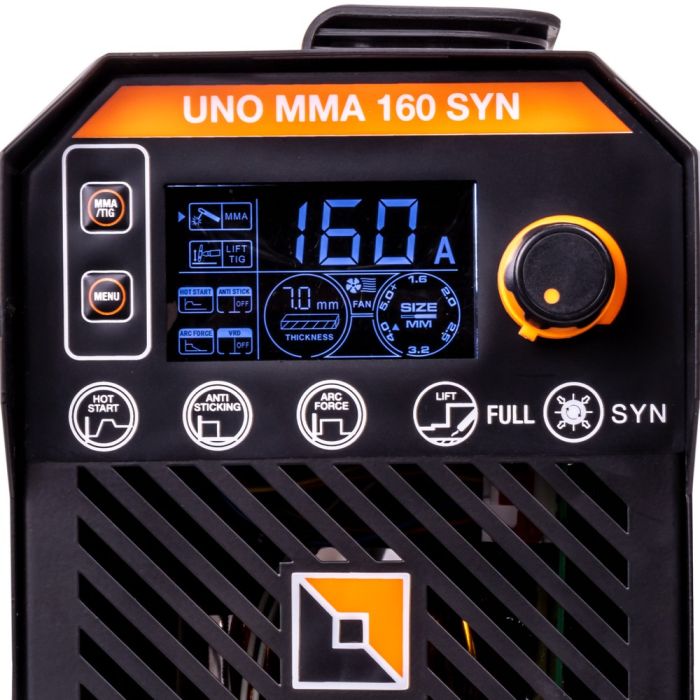 Сварочный аппарат инверторный Foxweld UNO MMA 160 SYN, MMA/TIG, 220В