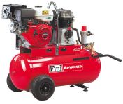 Поршневой компрессор FINI MK 103-100-5.5S, коаксиальный привод, масляный, бензиновый, 370 л/мин