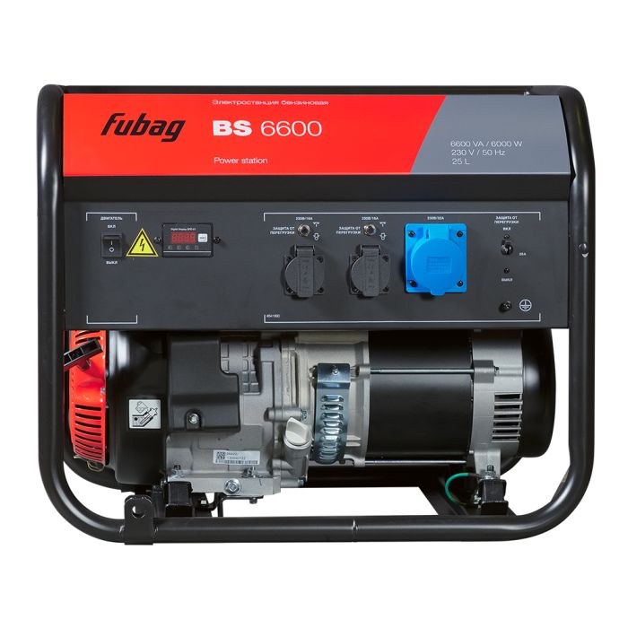 Бензиновый генератор Fubag BS 6600, 220В, 26А