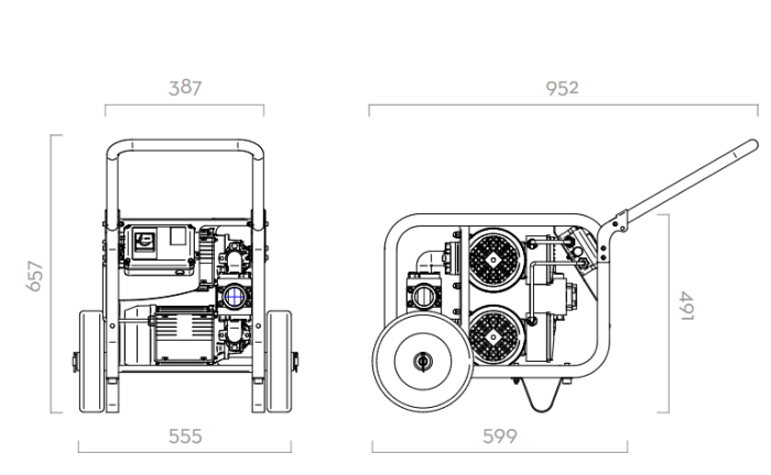 Насос для перекачки дизельного топлива 220В-вольт(V) PIUSI ST 200 AC BASIC F00315000, 200 л/мин