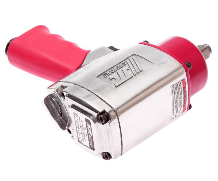 Пневмогайковерт ударный JTC 7663K2, 1/2", с набором головок, легковой, 1085 Нм