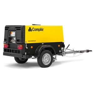 Винтовой компрессор COMPAIR C42 на раме, дизельный