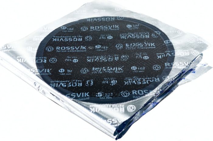 Латки круглые для ремонта камер Rossvik Ф102, холодные, 102мм, 20шт.