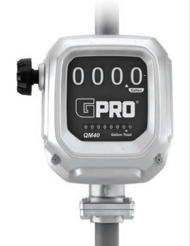 Механический счётчик GPI QM150N10 для бензина, дизеля, керосина, 1" NPT, 150л/мин