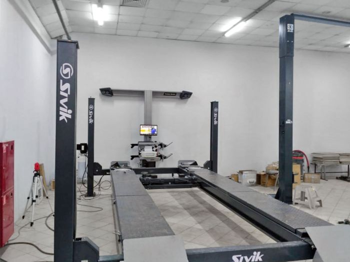 Подъемник четырехстоечный 6,5 тонн Sivik ПГА-6500/4_blue, электрогидравлический, для сход-развала, 380В