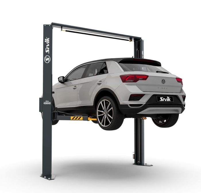 Подъемник двухстоечный автомобильный 4,2 тонны Sivik ПГА-4200-КЕ_grey, электрогидравлический, 380В