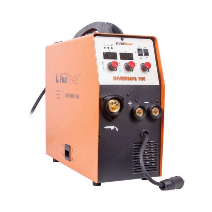 Сварочный инверторный полуавтомат Foxweld INVERMIG 185, MIG/TIG/MMA, 220В