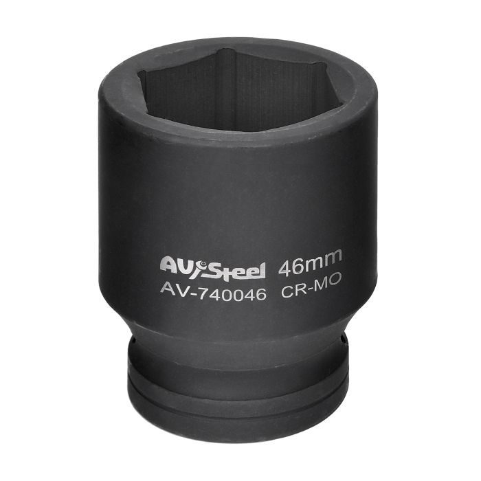 Головка ударная шестигранная AV Steel AV-740046, 1", 46мм