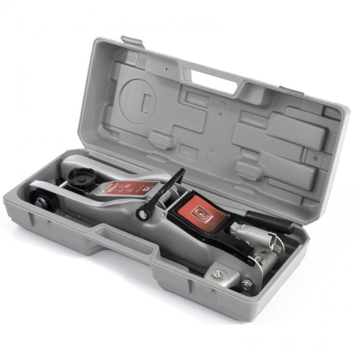 Домкрат подкатной гидравлический 2 тонны MATRIX Low Profile 51019, с поворотной ручкой