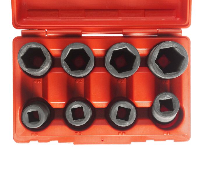 Набор головок торцевых JTC JTC-J608B, 6-гр., 3/4", 17-41мм, 8 пр.