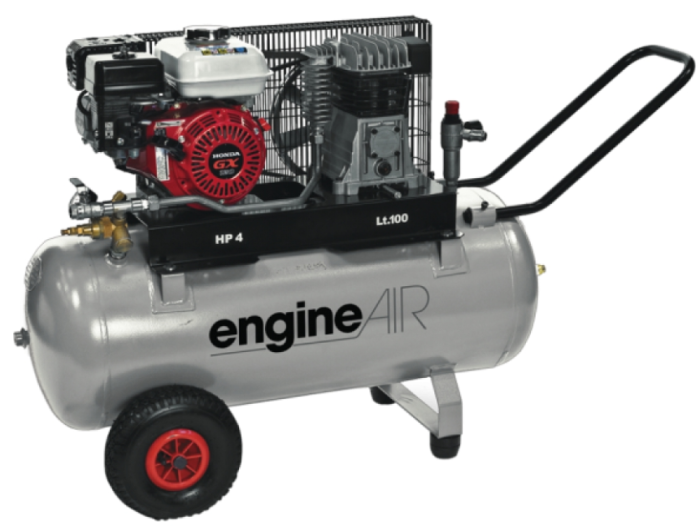 Поршневой компрессор Abac EngineAIR A39B/50 5HP, ременной привод, масляный, бензиновый, 330 л/мин